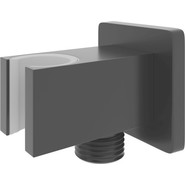 Шланговое подсоединение с держателем WasserKraft A222, черный - фото 