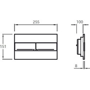 Инсталляция с подвесным унитазом Jacob Delafon Patio E21734RU-00 - фото 6