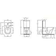 Унитаз-компакт безободковый Jacob Delafon Rodin+ UJAB102-00 - фото 6