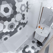 Ванна акриловая Тритон Джена 170х70 см, Размер - мм: 1700х700 - фото 6