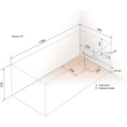 Ванна акриловая Тритон Ультра 170х70 см, Размер - мм: 1700х700 - фото 6