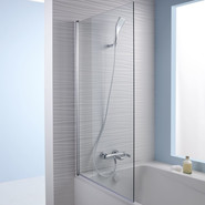 Шторка для ванны Jacob Delafon Struktura 80 см E6D042-GA, хром/прозрачное - фото 