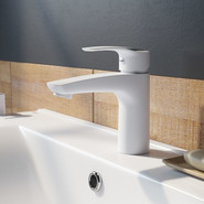 Смеситель для раковины Iddis Ray RAYWT00i01, белый матовый - фото 2