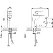 Смеситель для раковины Iddis Zodiac ZODSB00i01 - фото 6