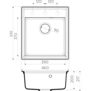 Кухонная мойка Omoikiri Daisen 46-BE 4993608, ваниль, Цвет производителя: ваниль - фото 2