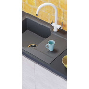 Кухонная мойка Omoikiri Yonaka 78-LB-GR 4993339, leningrad grey, Цвет производителя: Leningrad Grey - фото 3