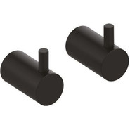 Двойной крючок Iddis Petite PET2SB3i41, цвет чёрный матовый - фото 