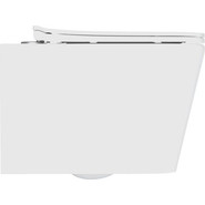 Унитаз подвесной безободковый Iddis Bild BILRDSEi25 с крышкой микролифт, Цвет производителя: белый - фото 2