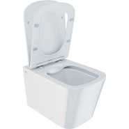 Унитаз подвесной безободковый Iddis Bild BILRDSEi25 с крышкой микролифт, Цвет производителя: белый - фото 5