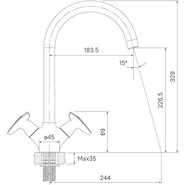 Смеситель для кухни Iddis Copter COPSBJ0i05 - фото 6