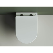 Унитаз подвесной безободковый Ceramicanova Highlight CN1804 с тонкой крышкой микролифт - фото 6