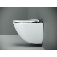 Унитаз подвесной безободковый Ceramicanova Mono Rimless CN1905 с тонкой крышкой микролифт - фото 3