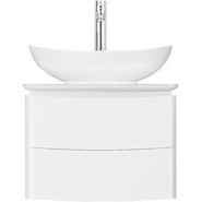 Тумба подвесная с раковиной Velvex Luna 60 см tpLUN.60-21.43, белый - фото 