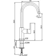 Смеситель для кухни Paini Arena 92CR572LLFTKM, хром - фото 4