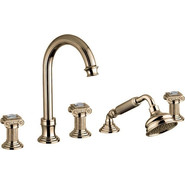 Смеситель для ванны Cezares OLIMP-BVD-02-Sw, бронза - фото 