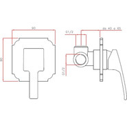 Смеситель для душа Cezares LEGEND-DIM-02, бронза, Цвет производителя: бронза - фото 2