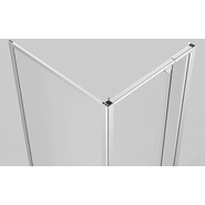 Душевое ограждение Veconi Rovigo 110х80 см RV032-11080-01-C5, хром/прозрачное - фото 3