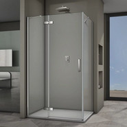 Душевое ограждение Veconi Rovigo 100х80 см RV064-10080PR-01-19C3, хром/прозрачное - фото 