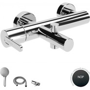 Смеситель для ванны Cezares LEAF-VD-NOP, черный матовый, Цвет производителя: чёрный матовый - фото 