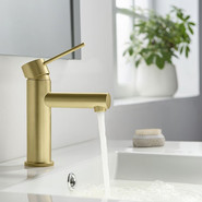 Смеситель для раковины Timo Saona 2361/17F, золото матовое - фото 4