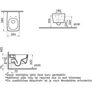 Унитаз подвесной Vitra Metropole Rim-Ex 7672B083-0101, черный матовый, Цвет производителя: чёрный матовый - фото 2