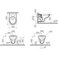 Унитаз подвесной Vitra Norm Fit 6855B099-1777 - фото 4