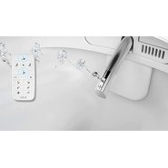 Унитаз-биде подвесной безободковый импульсный Vitra V-Care Comfort 5674B003-6194 с крышкой микролифт - фото 6