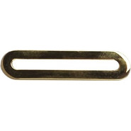 Декоративная накладка на отверстие перелива для ванны BelBagno BB39-T-ORO, золото - фото 