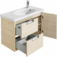 Тумба подвесная с раковиной Roca Etna 80 см 857301445, дуб верона - фото 2