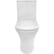 Унитаз-компакт CeramaLux Rimless 1217-P с крышкой микролифт - фото 4