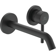 Смеситель для раковины настенный Ideal Standard Silk Black Ceraline A6938XG, черный матовый - фото 