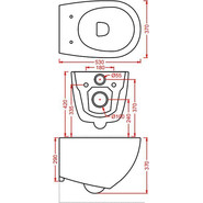 Унитаз подвесной безободковый ArtCeram File 2.0 FLV004 40 00 marrone tortora, Цвет производителя: коричневый - фото 3