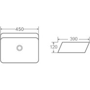 Раковина-чаша CeramaLux N 45 см 2242 - фото 2