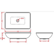 Раковина-чаша ArtCeram Tai 60 см TAL001 01 00 bi - фото 3