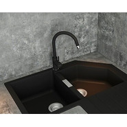 Смеситель для кухни Schock Plutos-D 710435,  оникс - фото 4