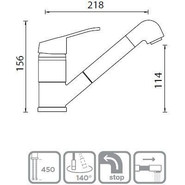 Смеситель для кухни Schock COSMO-D 710327, альпина - фото 2