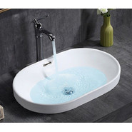 Раковина врезная на столешницу CeramaLux N 61 см 5006C - фото 2