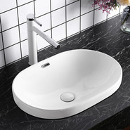 Раковина врезная на столешницу CeramaLux N 61 см 5006C - фото 5