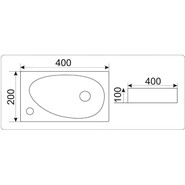 Раковина-чаша CeramaLux N 40 см 9265 - фото 2