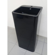 Раковина напольная CeramaLux N 40 см P7004LB, черный глянцевый - фото 