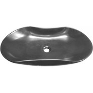 Раковина-чаша CeramaLux NC 66 см 9175AB, черный глянцевый - фото 