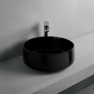 Раковина-чаша ArtCeram Cognac 35 см COL004 17 00 nero matt, чёрный матовый - фото 2