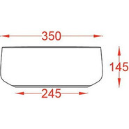 Раковина-чаша ArtCeram Cognac 35 см COL004 17 00 nero matt, чёрный матовый - фото 3