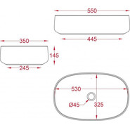 Раковина-чаша ArtCeram Cognac 55 см COL008 01 00 - фото 2