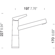 Смеситель для кухни Schock SC-510 710464, хром/саббиа - фото 2