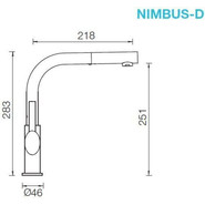 Смеситель для кухни Schock NIMBUS-D 710086, хром/аворио - фото 2