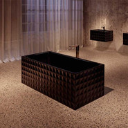 Ванна cтальная Bette Loft Ornament 181х81 см 3172-056 CFXX6A, чёрный глянцевый - фото 2