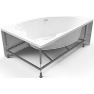 Ванна акриловая Cersanit Kaliope R 153x100 см - фото 6