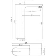 Смеситель для раковины Aquanet Arctic AF520-11СW, белый - фото 3