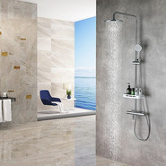 Душевая стойка с термостатом Lemark Tropic LM7010C - фото 2